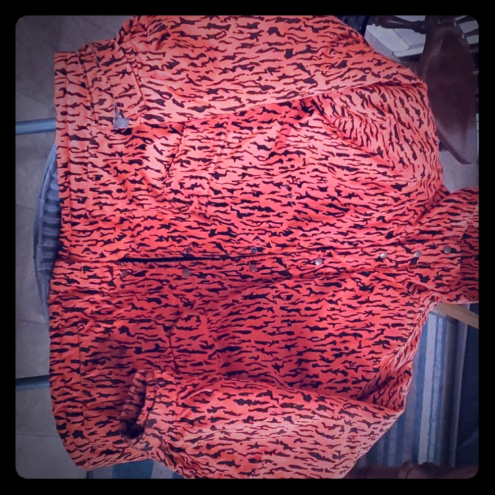Vintage Mount'n Prairie blaze orange hunting jacke